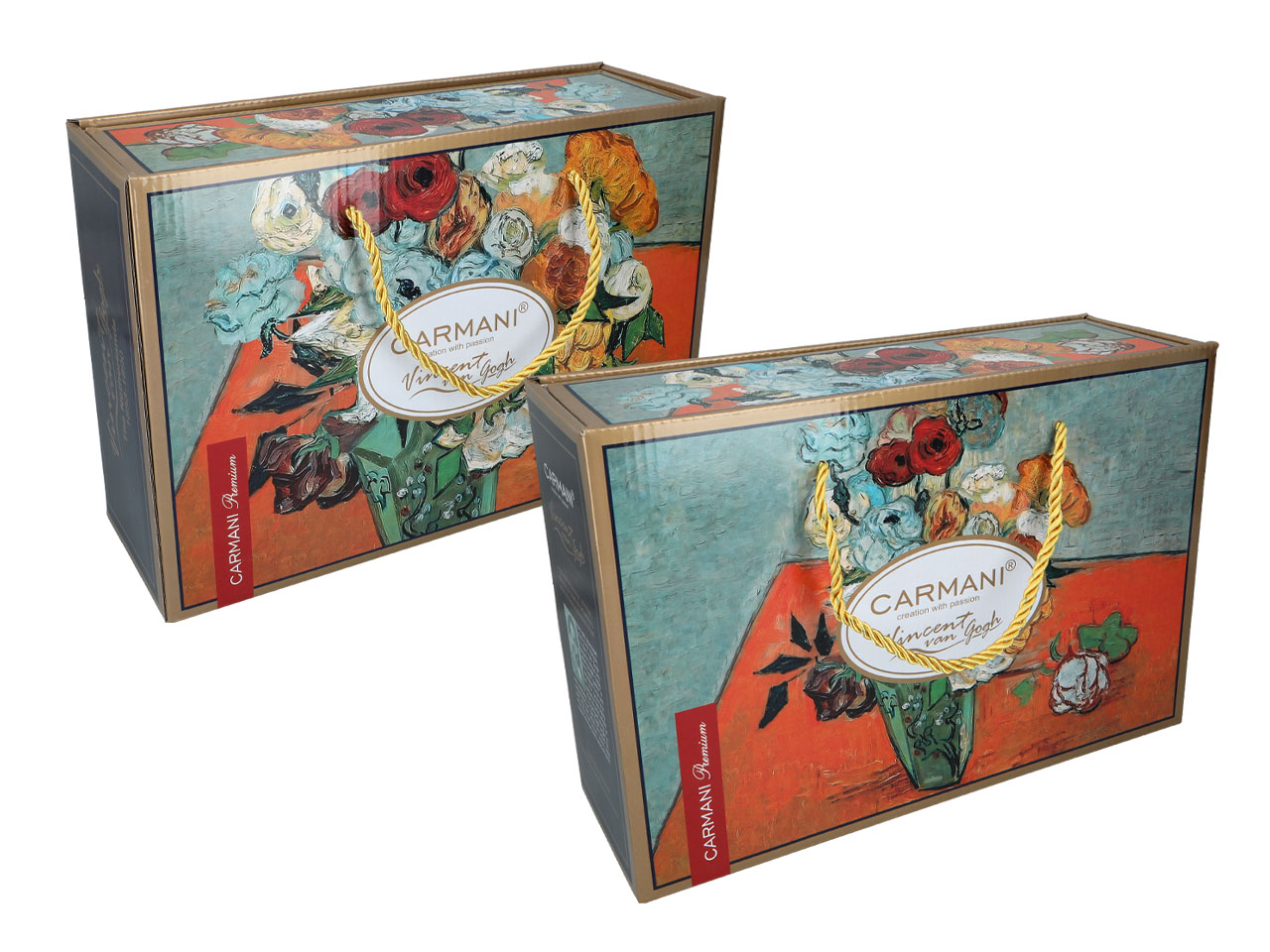 Kpl. 2 filiżanek ze spodkami - V. van Gogh, Róże i zawilce (CARMANI) - obrazek 7