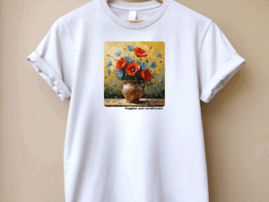 Koszulka Maki i chabry1 - Vincent van Gogh