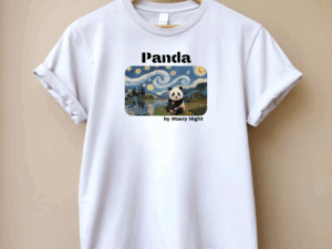 Koszulka Panda1 - Vincent van Gogh